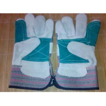 Trabalho Profissional Industrial Split Leather Safety Labor Gloves